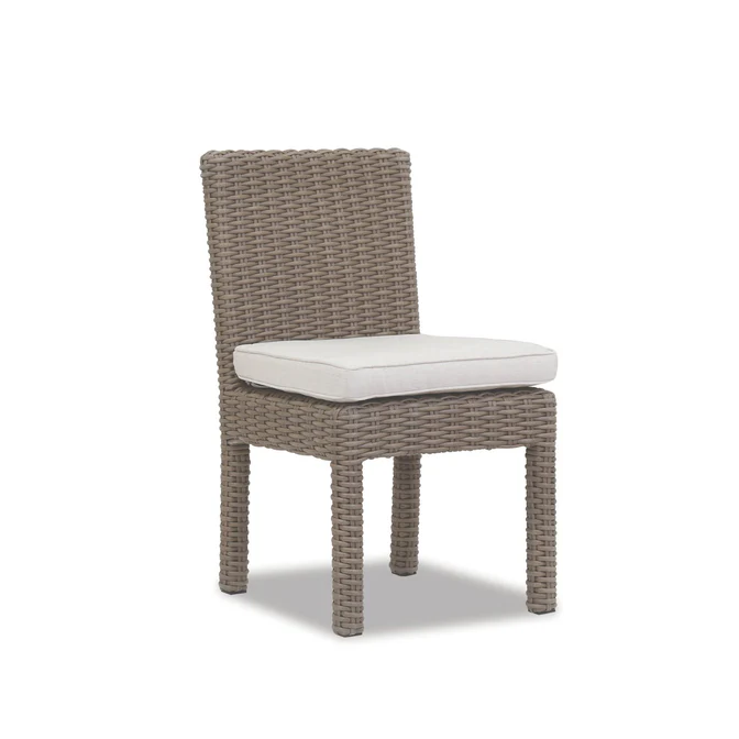 Sunset West Coronado Armless Dining Chair | SW2101-1A-FLAX-STKIT